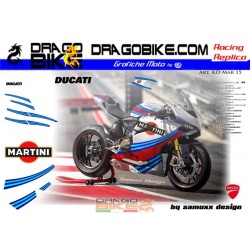 Kit Adesivo Moto Ducati Panigale Martini Tribute 2015