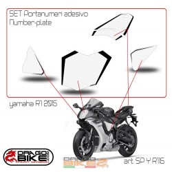 Set Portanumeri Yamaha R1 2015