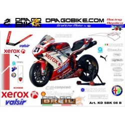 Adhesivos Moto  Ducati Superbike Xerox 2008 B