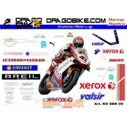 Motorbike Stickers Kit Ducati SBK Xerox 2009