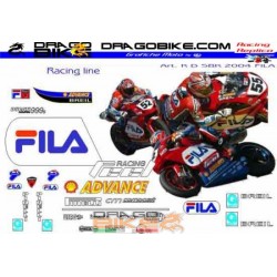 Kit Adhesivos Moto Ducati SBK FILA 2004