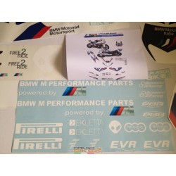 S1000 RR  BMW Sticker Sheet