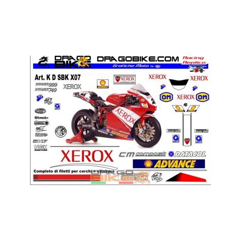 Stickers Kit Ducati Superbike Xerox 2007