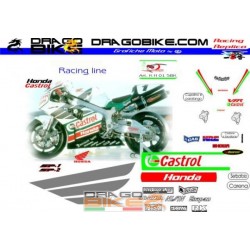 Kit Honda SP-W SBK 2001 Castrol team ala Grigia