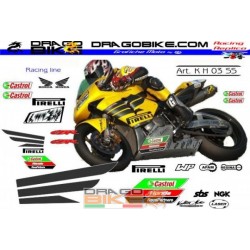 Motorcycles Stickers Kit Honda Ten Kate 2003 SuperSport