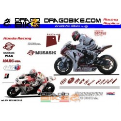 Kit Adesivo Moto Honda Harc Pro 2010