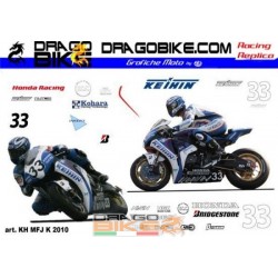 Adhesivos Moto Honda Keihin 2010