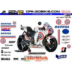 Stickers Kit Honda MotoGP Repsol VR 2008