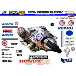 Stickers Kit Honda MotoGP Repsol VR M 2008