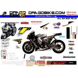 Motorbike Stickers Kit Honda MotoGP LCR PlayBoy 2009