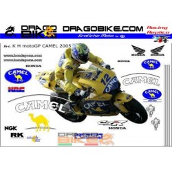 Kit Adesivo Moto Honda Camel MotoGP 2005