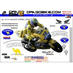 Kit Adhesivo Moto Honda Camel MotoGP 2005