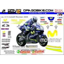 Stickers Kit Honda Motogp Movistar 2005