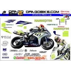 Stickers kit Honda SBK TenKate 2007