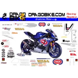 Kit Adesivo Moto Yamaha SBK Pata  Rizla  Team  R1- 2015-2016