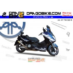 Motorbike Stickers Kit  T-Max  500  Tribute Blue