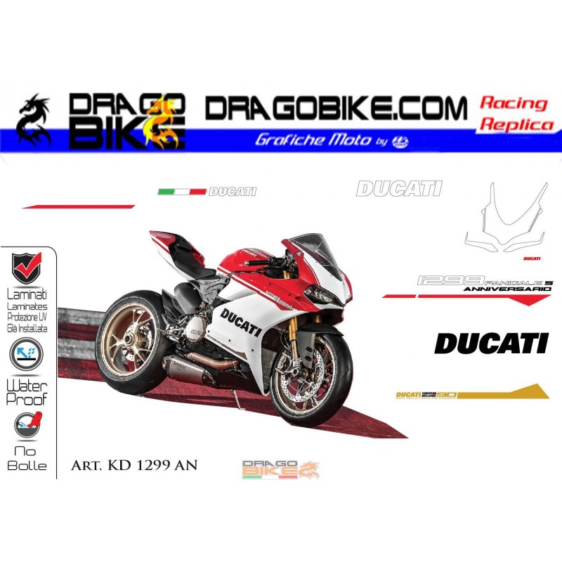 Kit adesivo Originale Ducati Panigale 1299 S Anniversario