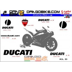 Набор Наклеек Light Мото для Ducati