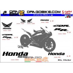 Набор Наклееек Light Мото для Honda CBR