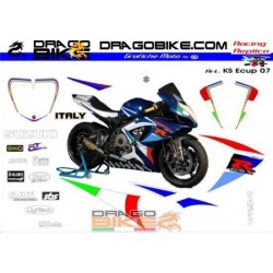 motorcycles Stickers kit Suzuki Europian Cup 2007