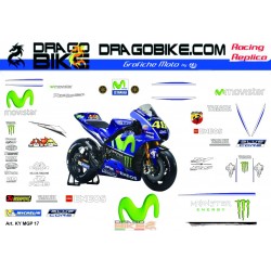 Kit Adesivo Moto Yamaha MotoGP 2017