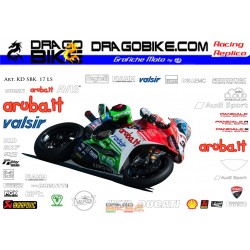 Adhesivos Moto Ducati SBK Aruba Laguna  2017