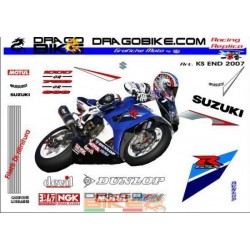 Stickers kit Suzuki Endurance cup 2007