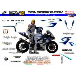 Stickers Kit Suzuki MFJ SBK 2006