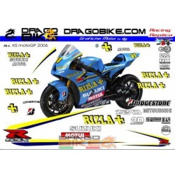 Kit Adhesivo race replica Suzuki Ritzla+ MotoGP 2006