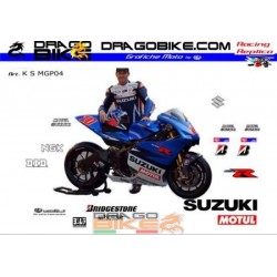 Kit Adesivo Moto Suzuki Replica MotoGP 2004