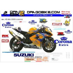 Kit Adesivi Suzuki SBK 2005 Corona Extra Team Allstare