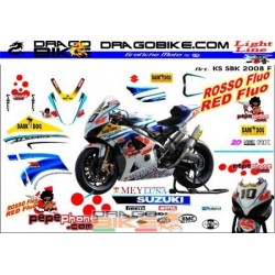 Stickers Kit Suzuki SBK 2008 F