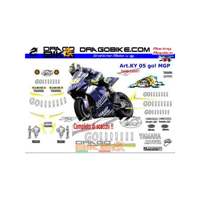 Aufkleber - Sticker 46 Valentino Rossi Moto GP Superbike StickeR