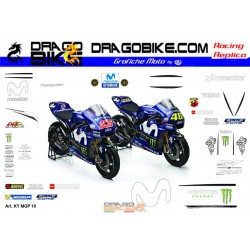 Motorbike Stickers Yamaha MotoGP 2018