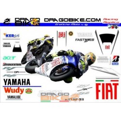 Stickers Kit Yamaha MotoGP 2008 Fiat Team Brigestone