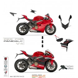 Набор Наклеек Ducati Panigale V4 "Carbon Look"
