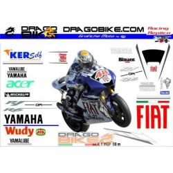 Kit Adesivi Yamaha MotoGP 2008 Fiat Team Michelin