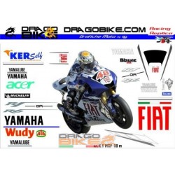 Stickers Kit Yamaha MotoGP 2008 Fiat Team Michelin