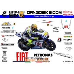 Adhesivos Moto Replica Yamaha MotoGP 2010 Fiat Team