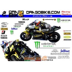 Kit Adesivo Moto Replica Yamaha MotoGP 2010 Monster Team