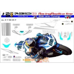 Набор Наклеек Yamaha SBK Pitt 2005