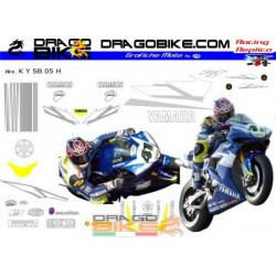 Набор Наклеек Yamaha SBK Haga 2005