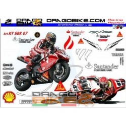 Grafica Moto Race Replica Yamaha SBK Haga/Corser 2007