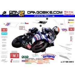 Motorbike Stickers Replica Yamaha SBK 2009 S