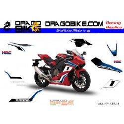 Motorbike Stickers Kit WeDesign per CBR 1000 2017 -2018