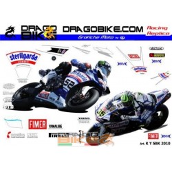 Adhesivos Moto Replica Sterilgarda Yamaha SBK 2010