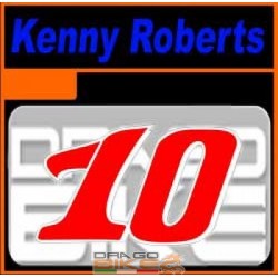 Dorsal 10 Kenny Roberts