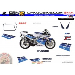 Motorbike Stickers Kit Suzuki 250 1991 Classic Line