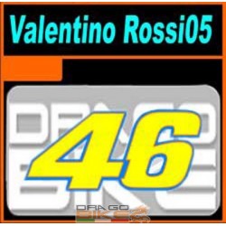 Race number 46 Valentino Rossi 2005