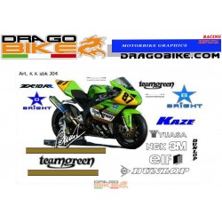 Набор наклеек Kawasaki SBK J 2004